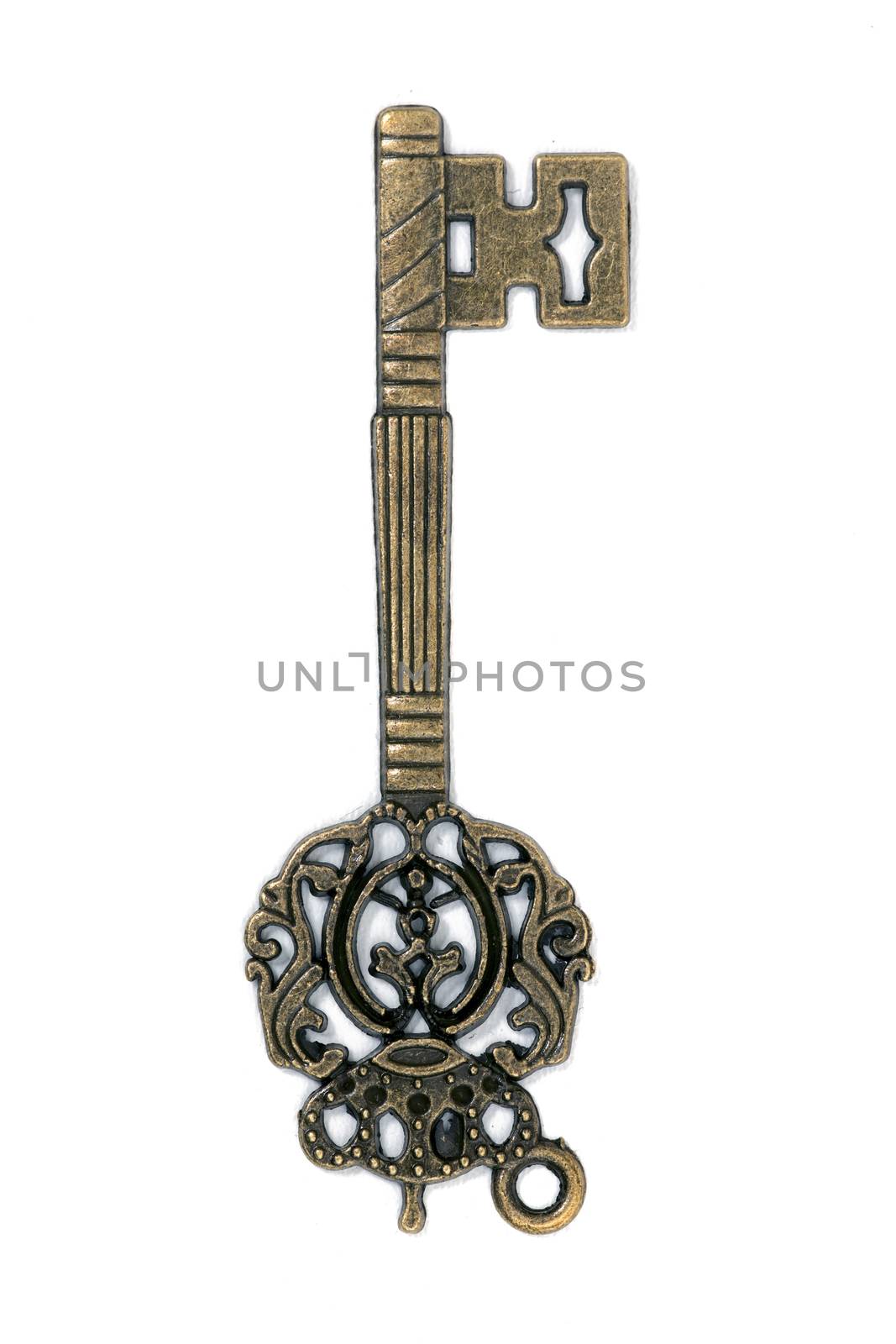 vintage fantasy detailed golden key by membio