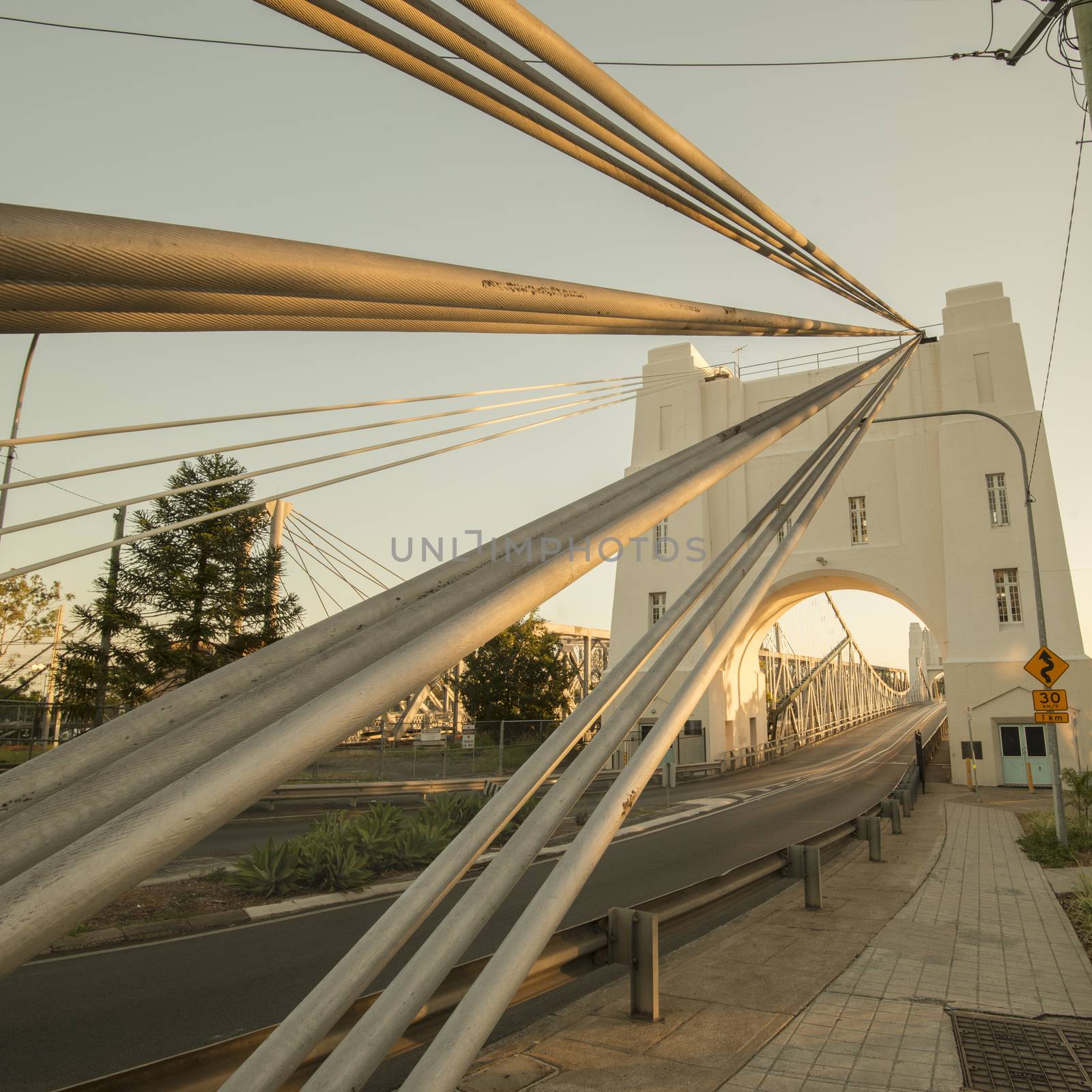 Walter Taylor Bridge also known as Indooroopilly Bridge in Brisbane, Queensland.