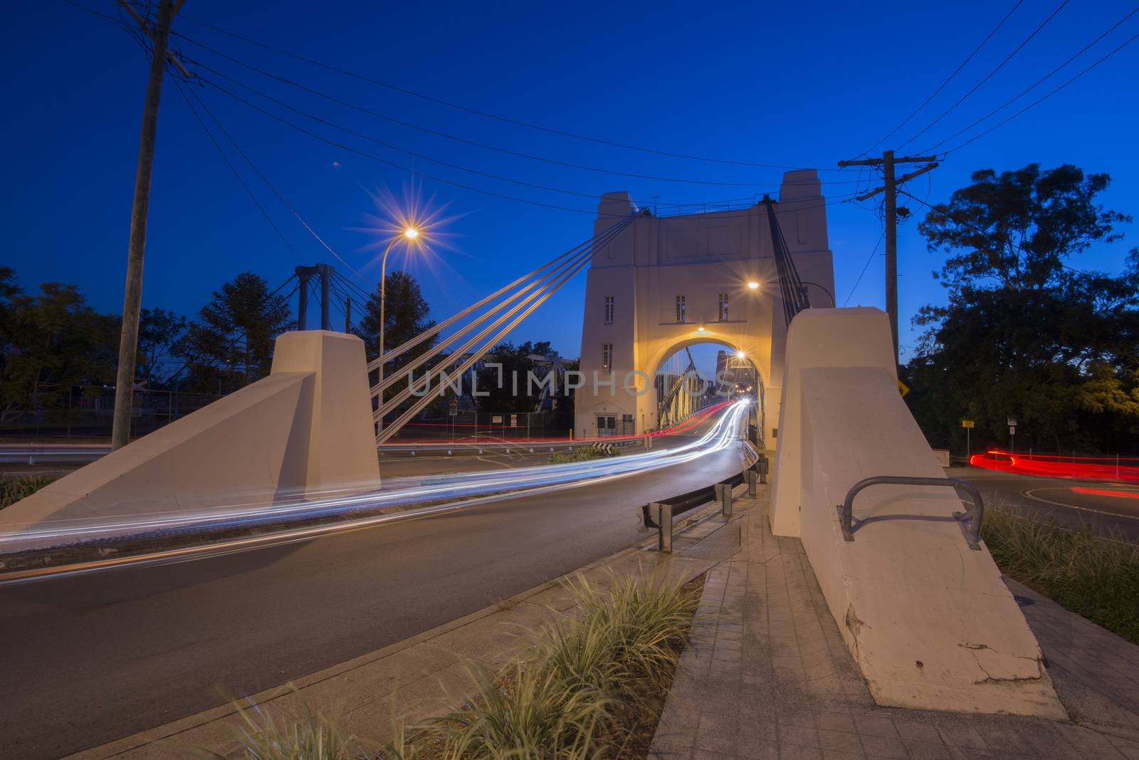 Walter Taylor Bridge also known as Indooroopilly Bridge in Brisbane, Queensland.