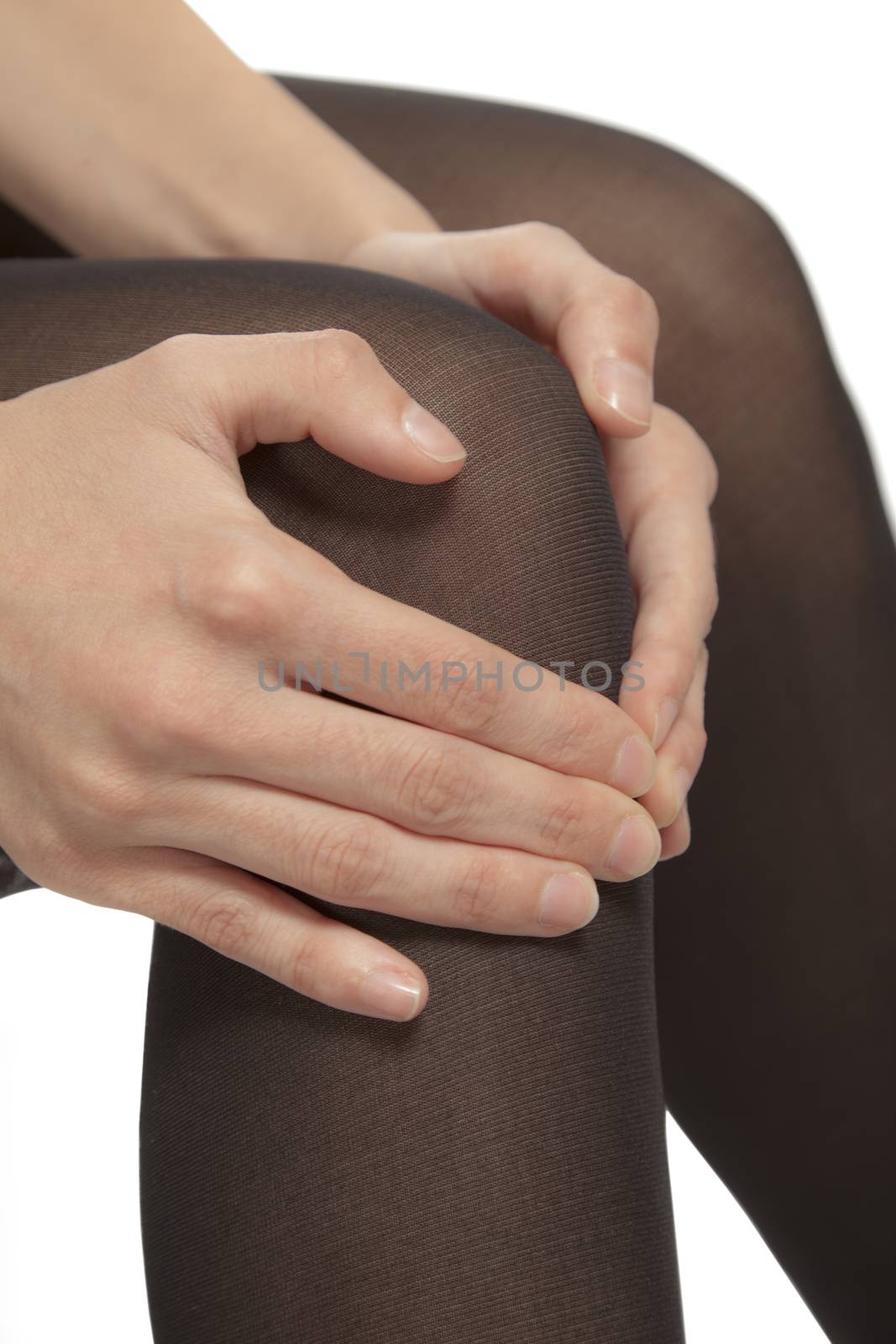 Female Knee Pain Rubbing by vilevi