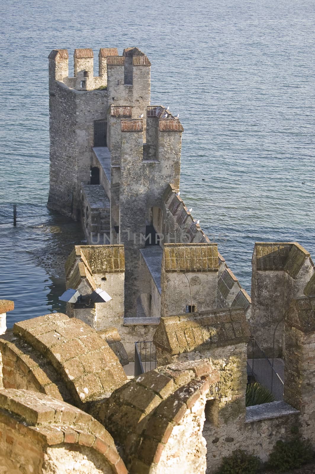the fortification on the Garda's lake, Lazise, Italy by edella