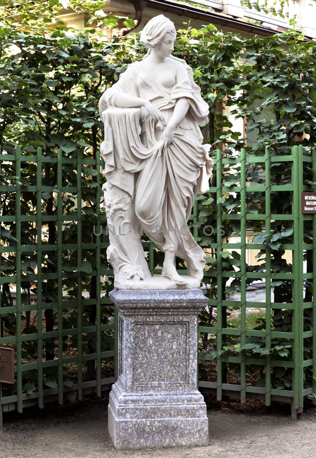 Statue of Nymph of the Summer Garden, St. Petersburg, Russia