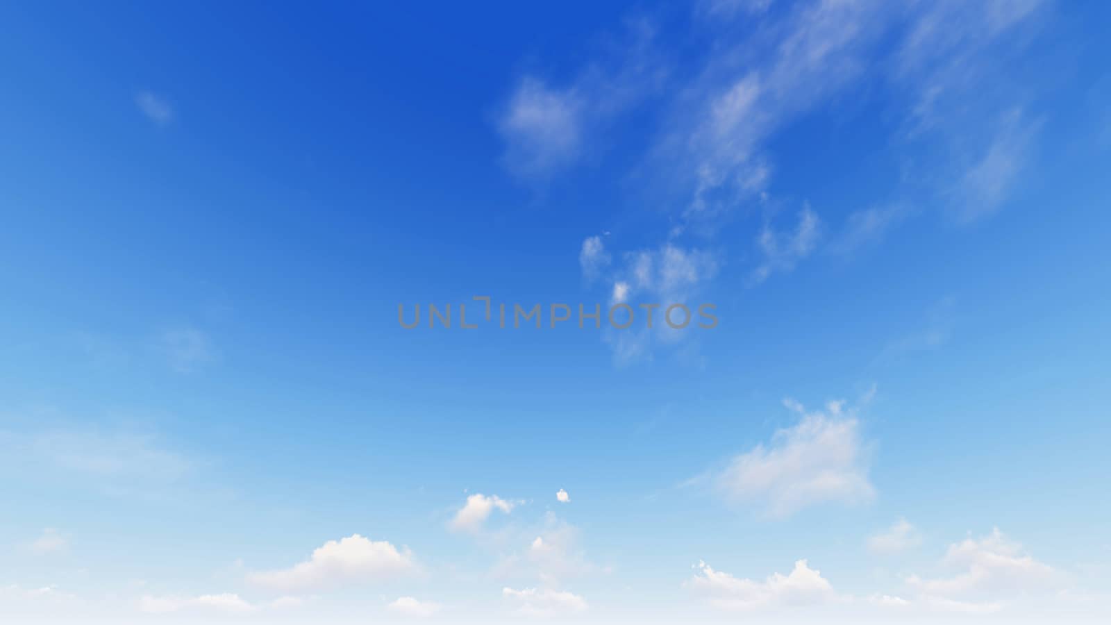 Cloudy blue sky abstract background, 3d illustration by teerawit