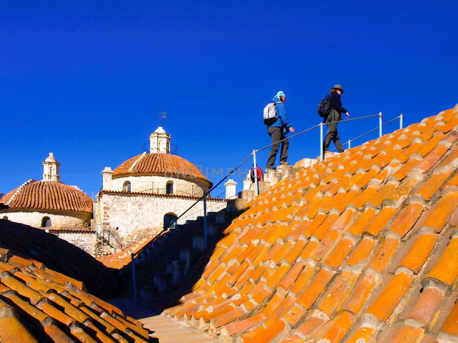 Accessible rooftop of San Francisco Convent, Potosi, Bolivia, South America