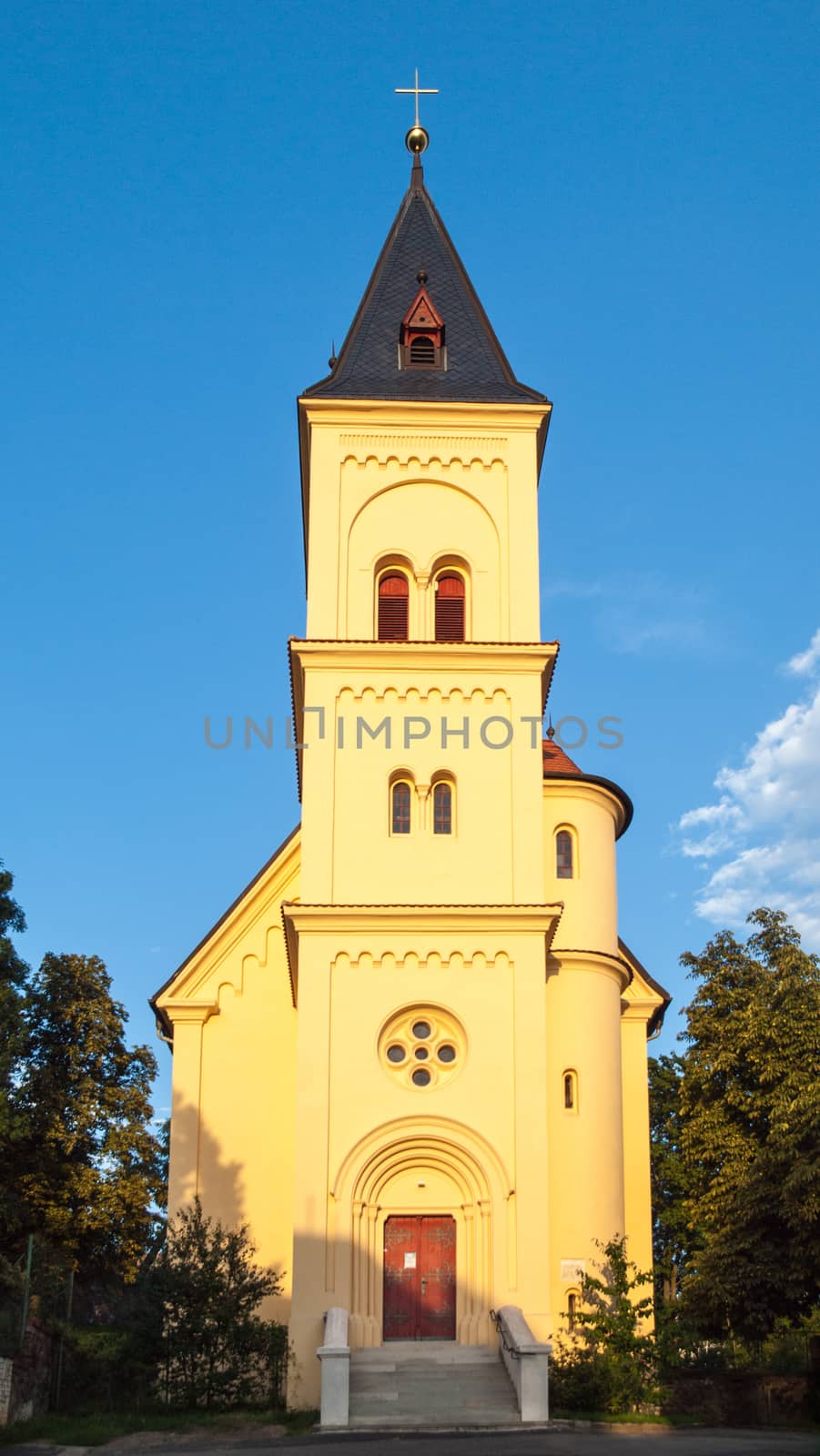 Church of St. Prokop in Branik, Prague, Czech Republic. by pyty