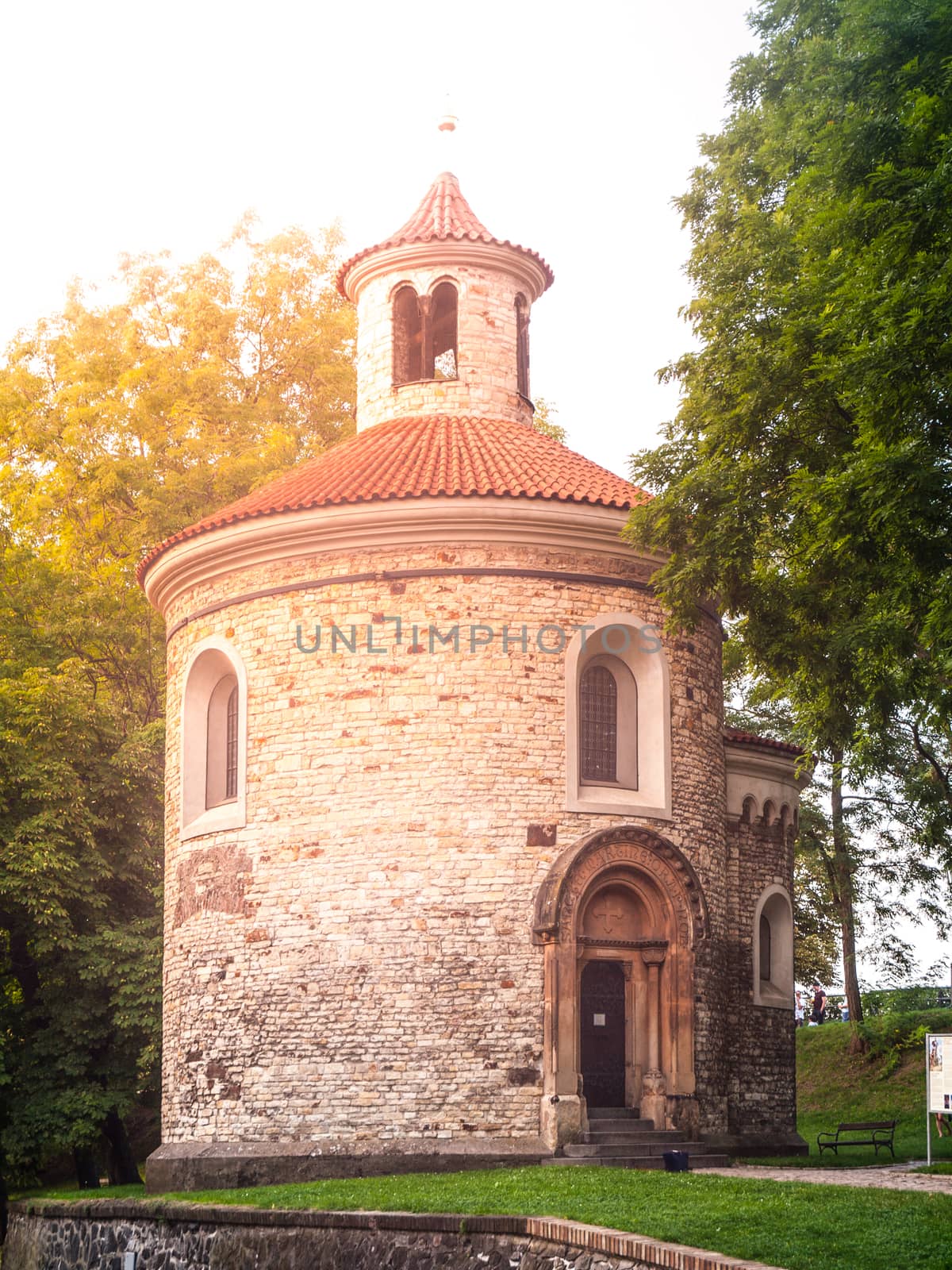 Rotunda of St. Martin on Vysehrad, Prague, Czech Republic. by pyty