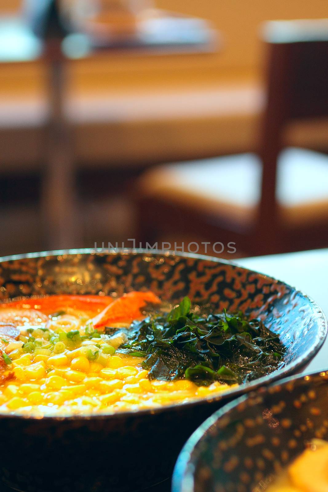 noodle in japanese style on table