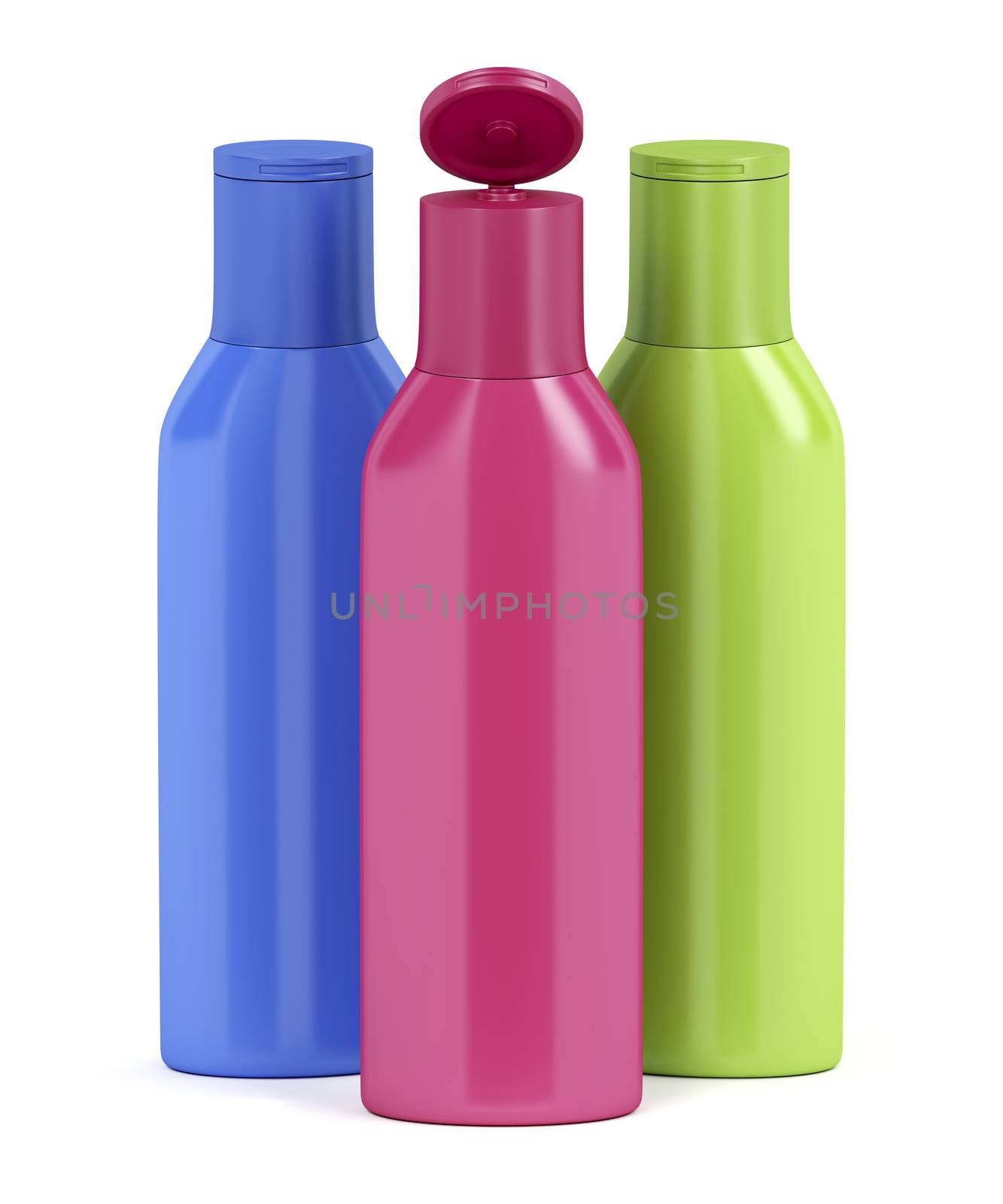 Plastic bottles for cosmetic liquids by magraphics