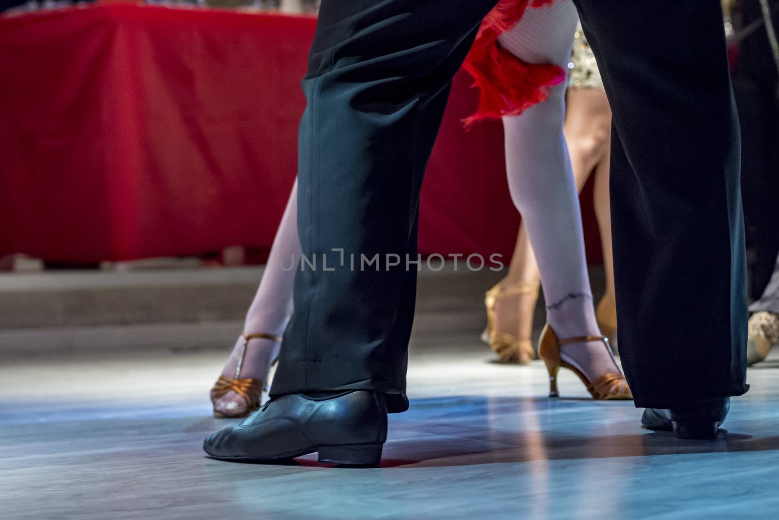 young couple dancing latin by vangelis