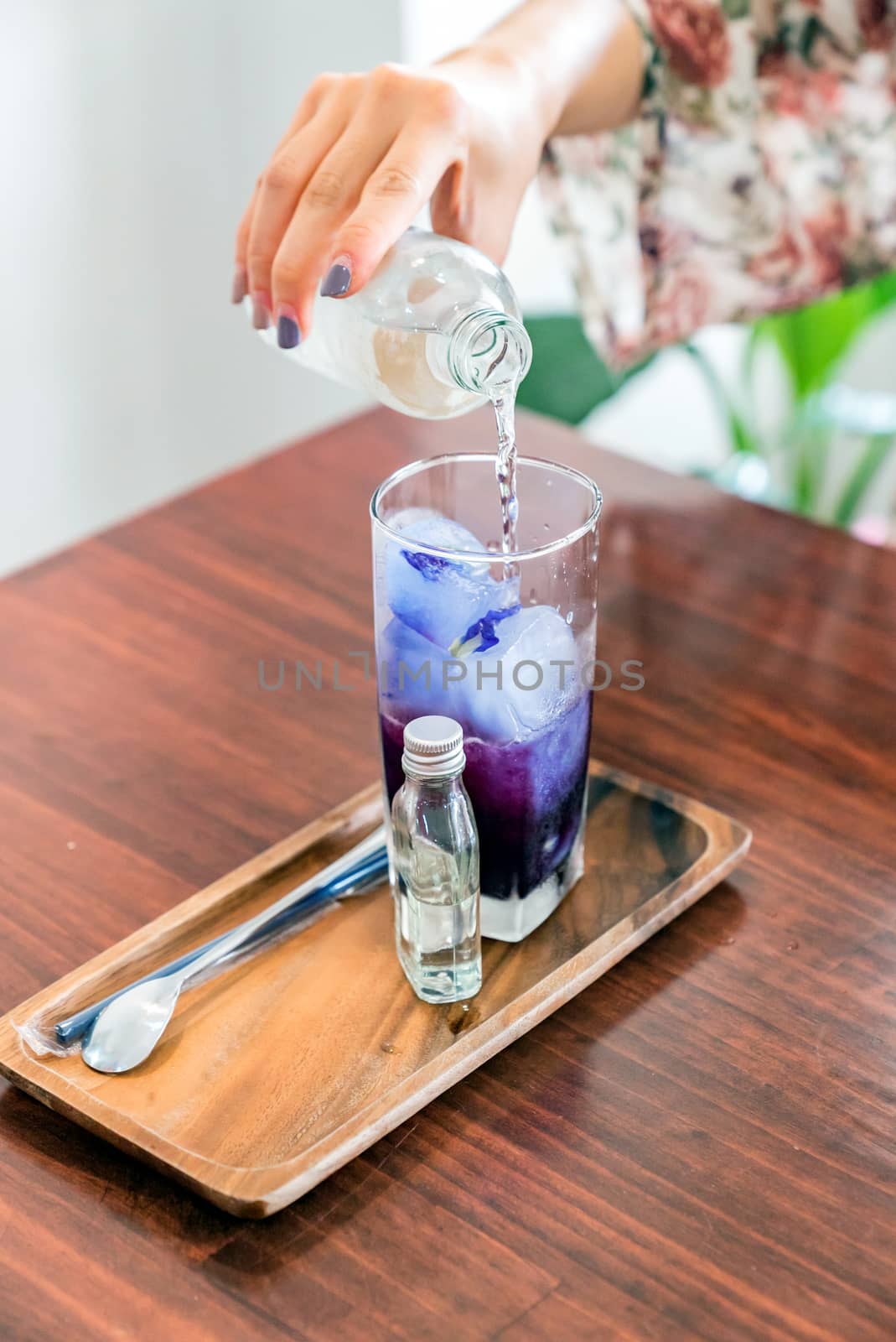 Butterfly pea ice cube by vichie81