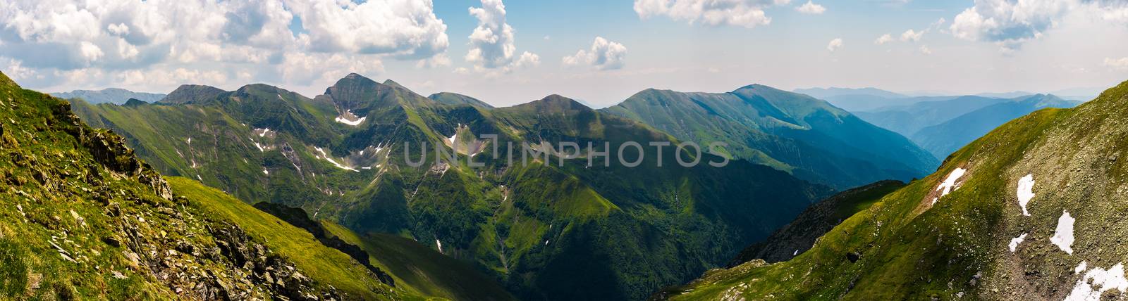 gorgeous panorama of Fararas mountains by Pellinni