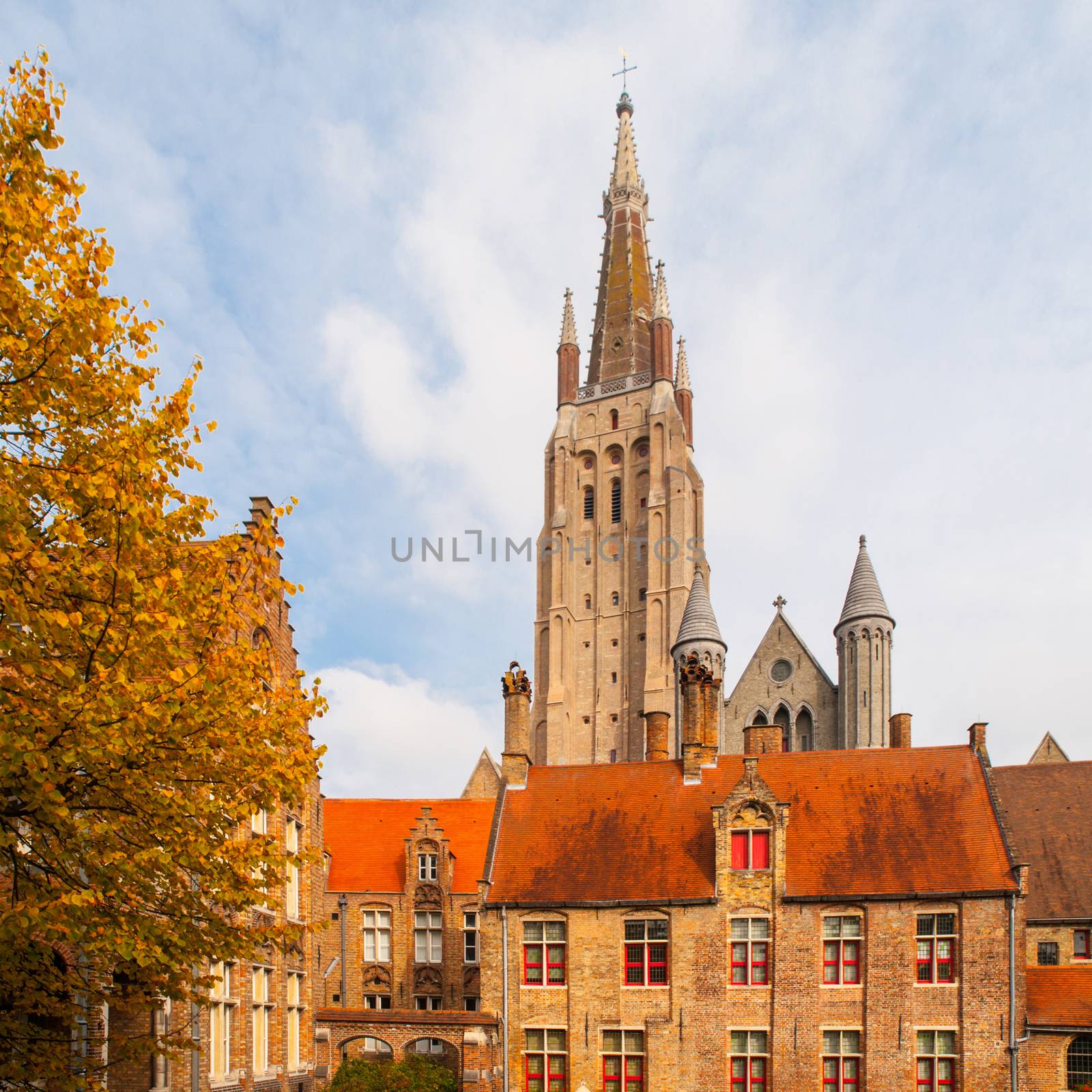 Gothic tower of Church of Our Lady in Bruges is the second tallest brickwork tower in the world by pyty