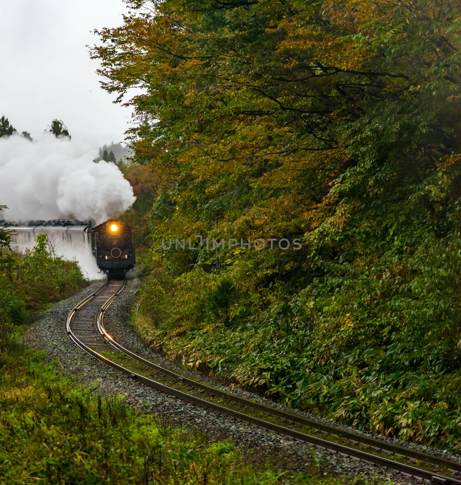 steam locomotive Fukushima Japan by vichie81