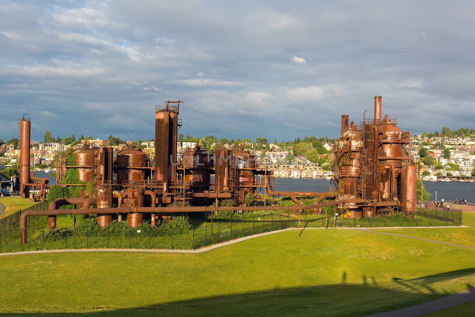 Gas Works Park by Lake Union in Seattle Washington