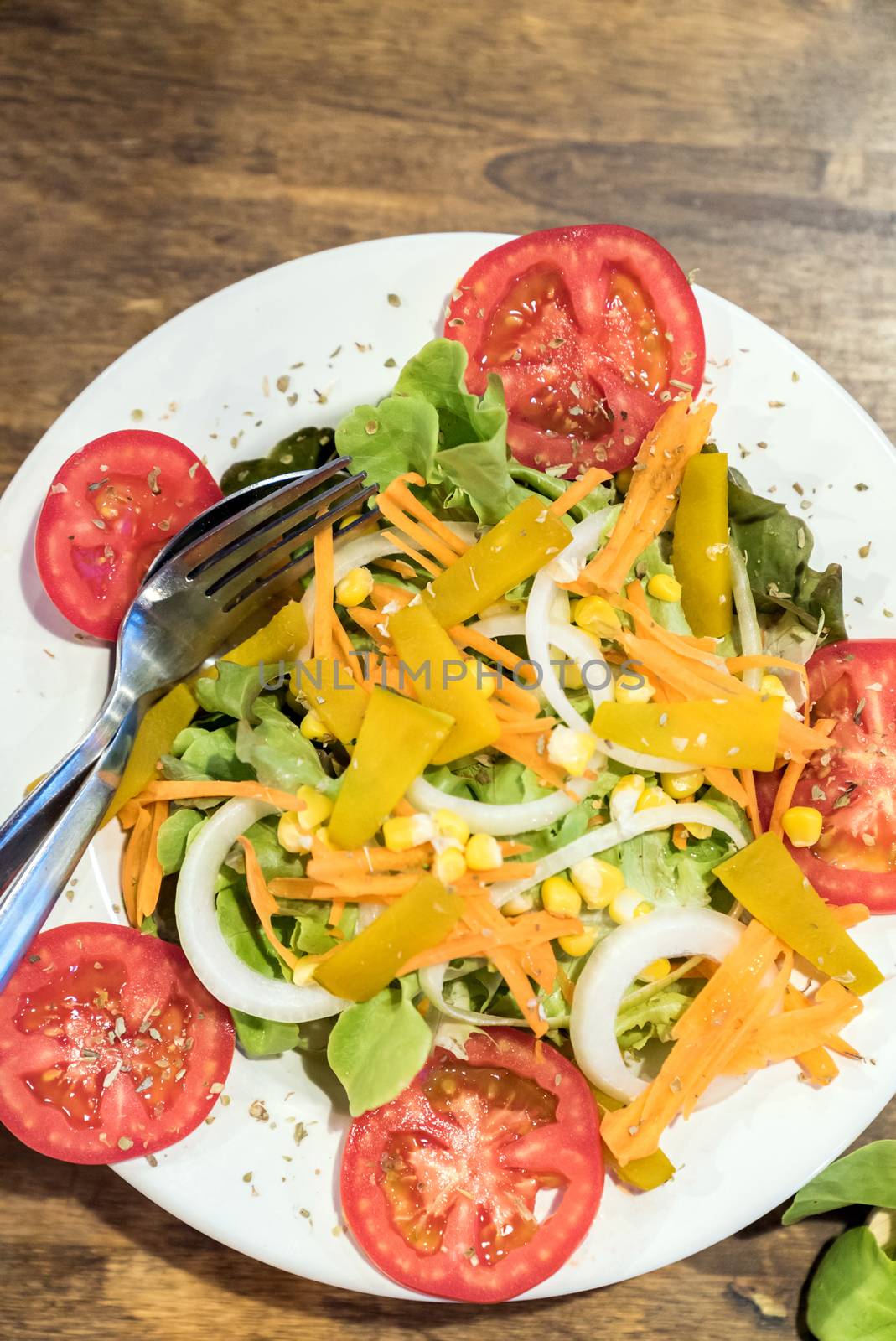 mix vareity of Garden Salad
