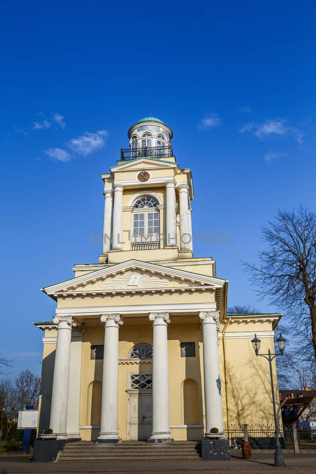 Lutheran Church in the Town Hall Square,Ventspils,Latvia