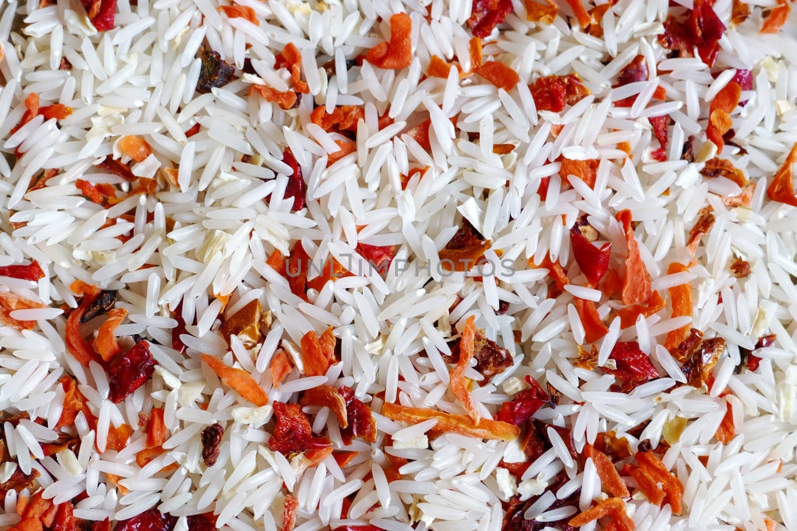 Basmati rice with dryed vegetables