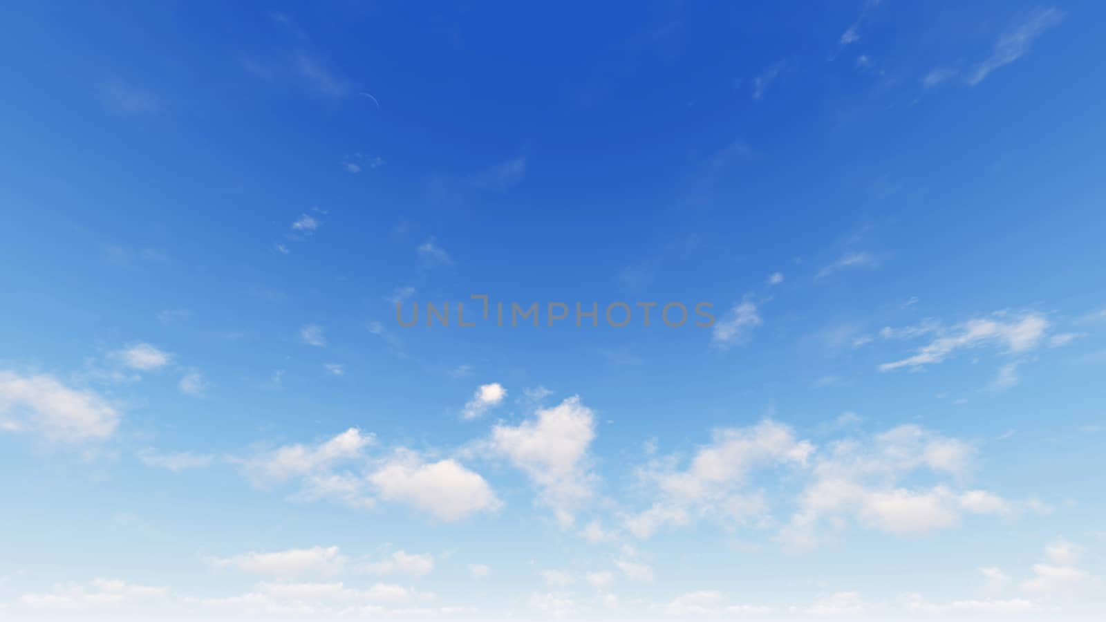 Cloudy blue sky abstract background, blue sky background with tiny clouds, 3d illustration