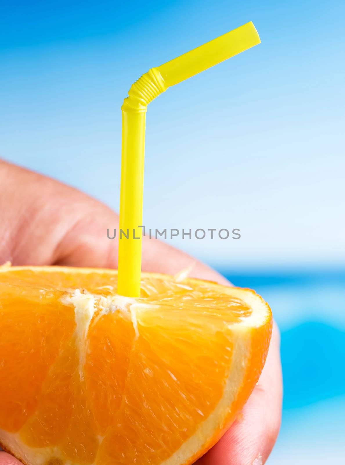 Healthy Orange Drink Represents Liquid Oranges And Refresh by stuartmiles