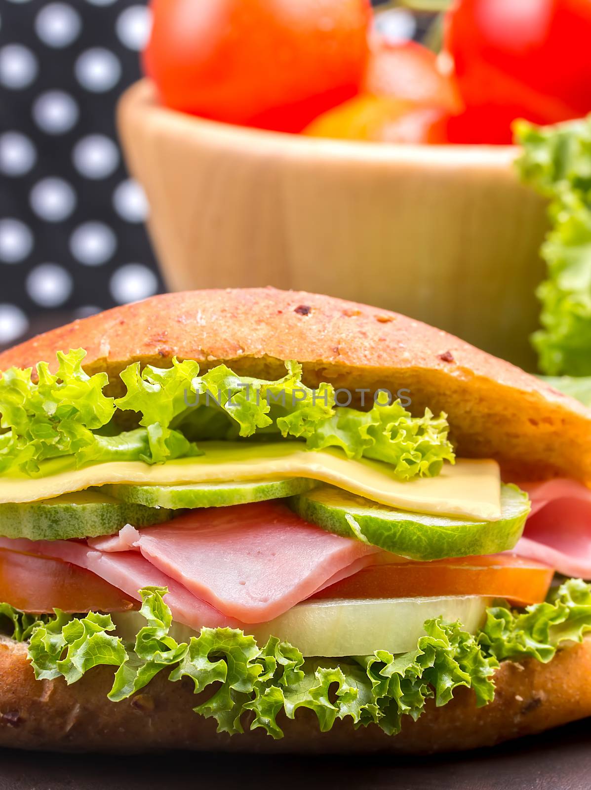 Ham Salad Roll Meaning Granary Healthy And Cheeses