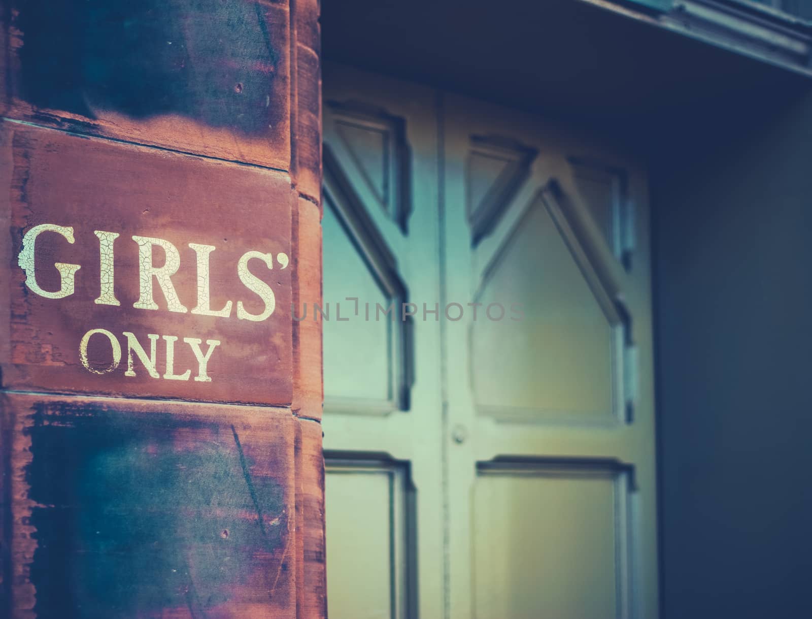 Vintage Girls Only Sign by mrdoomits