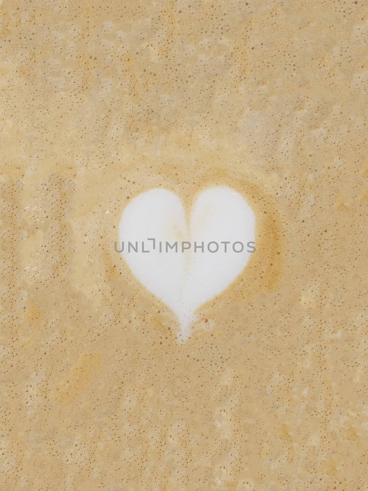 Cappuccino Foam with a Heart by whitechild