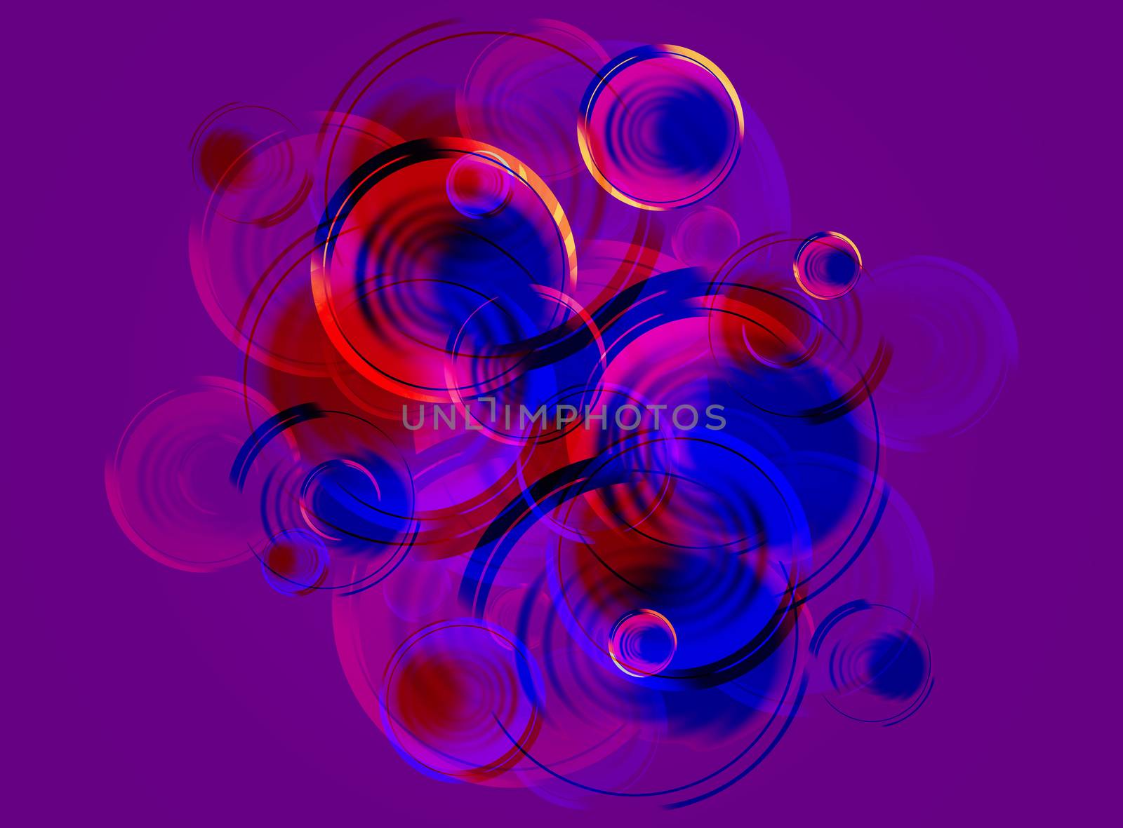 design of background from the stylized multi colour bubbles