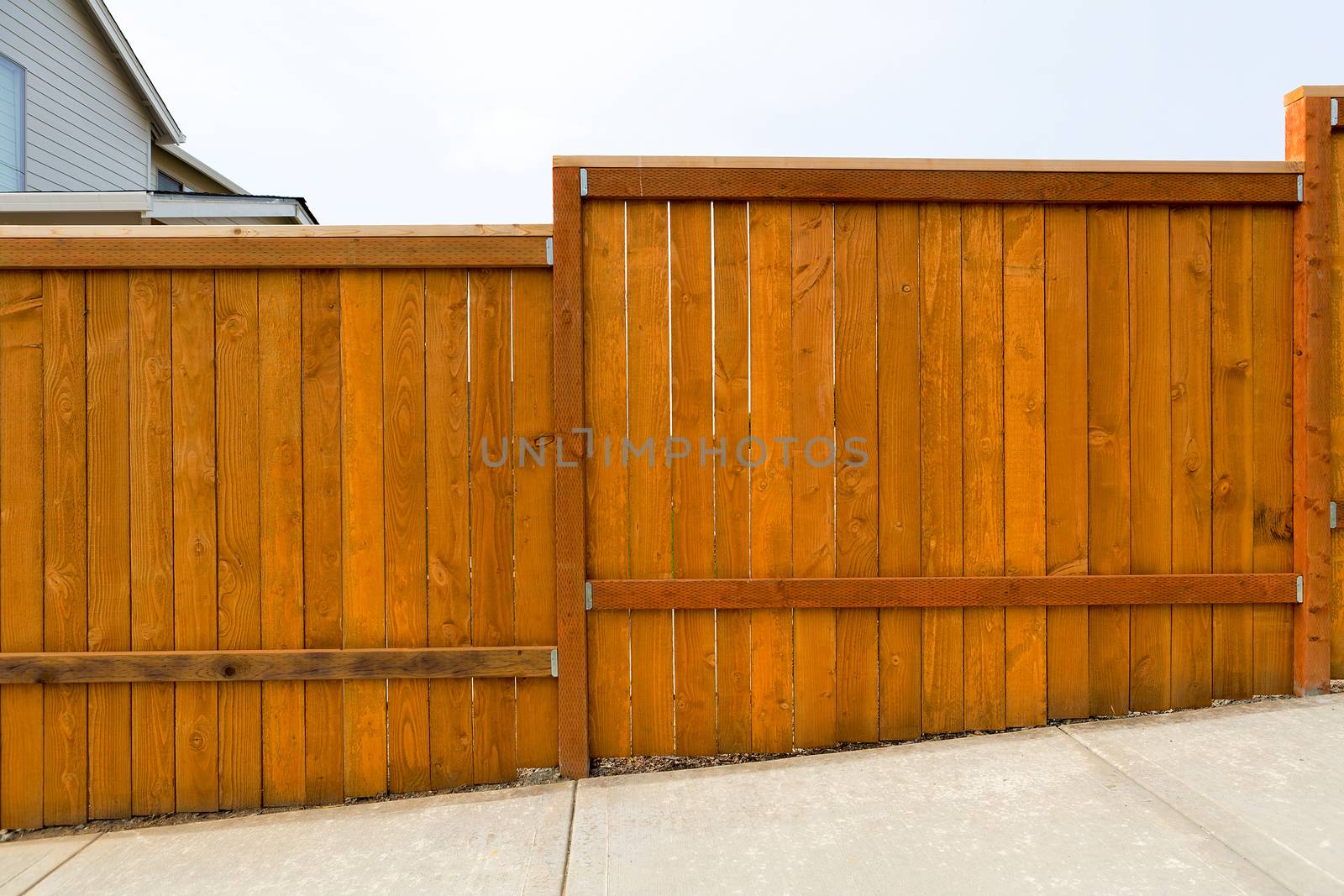 New garden backyard wood fence construction by jpldesigns