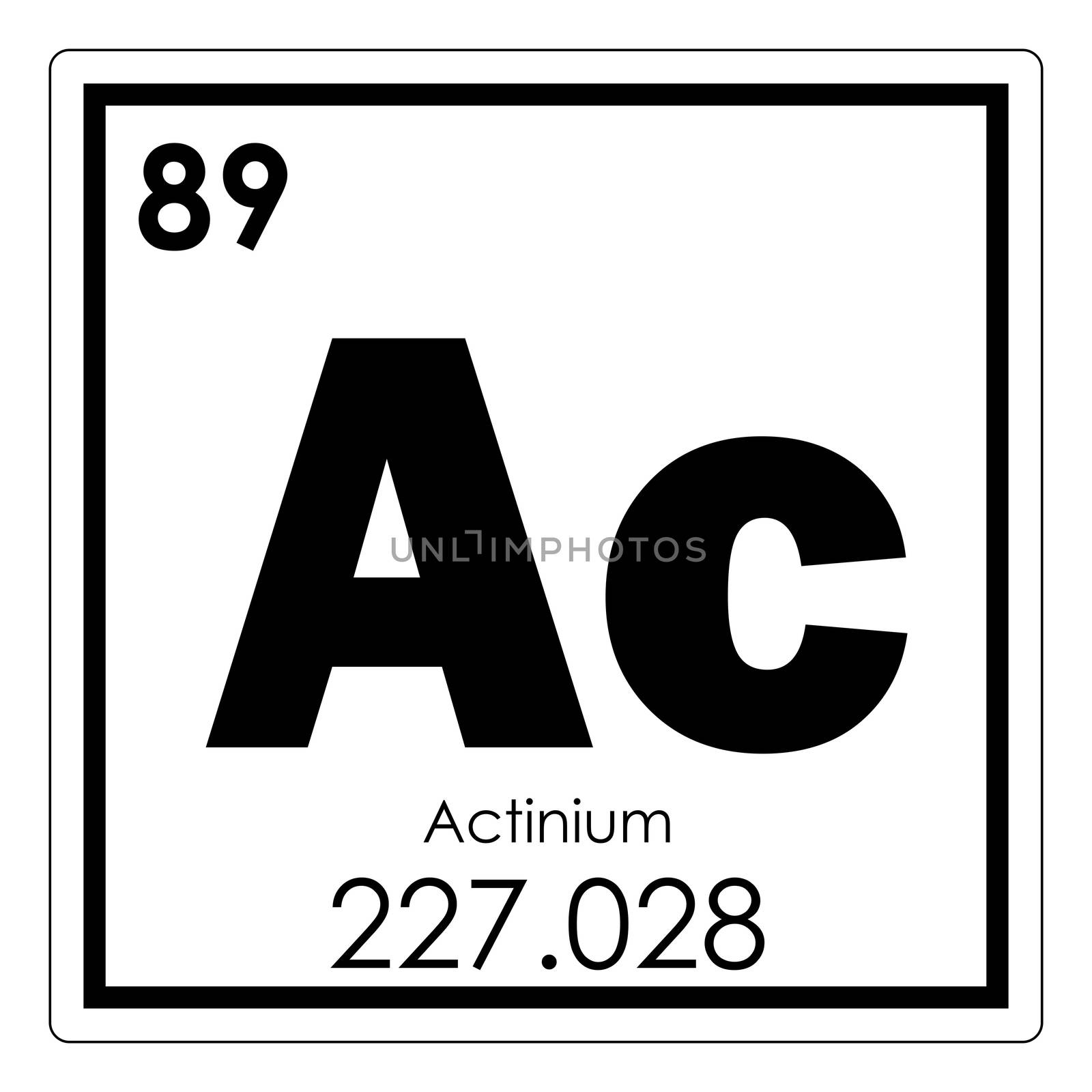 Actinium chemical element by tony4urban