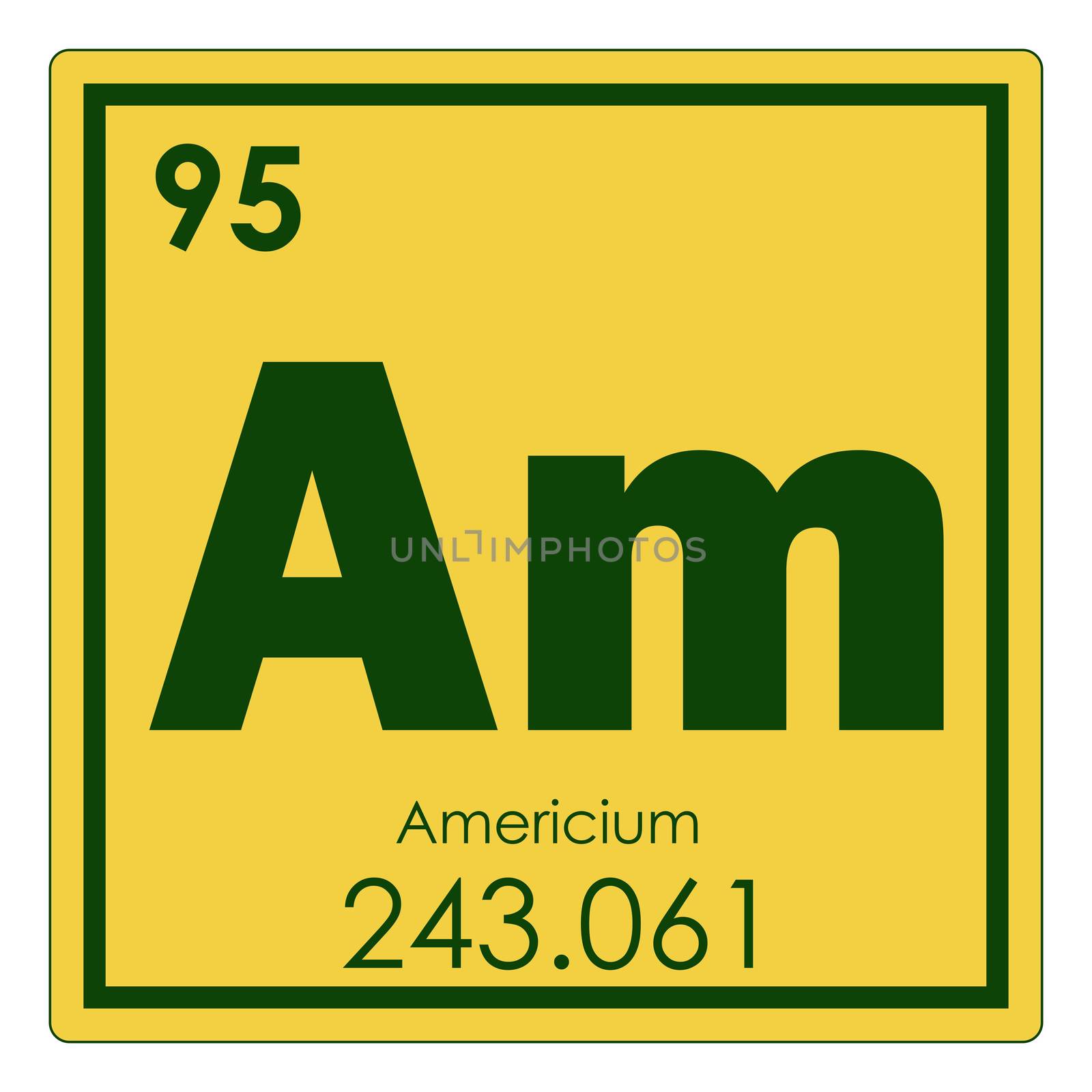 Americium chemical element by tony4urban