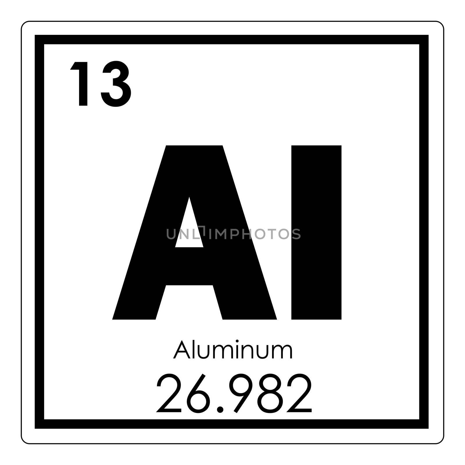 Aluminum chemical element by tony4urban