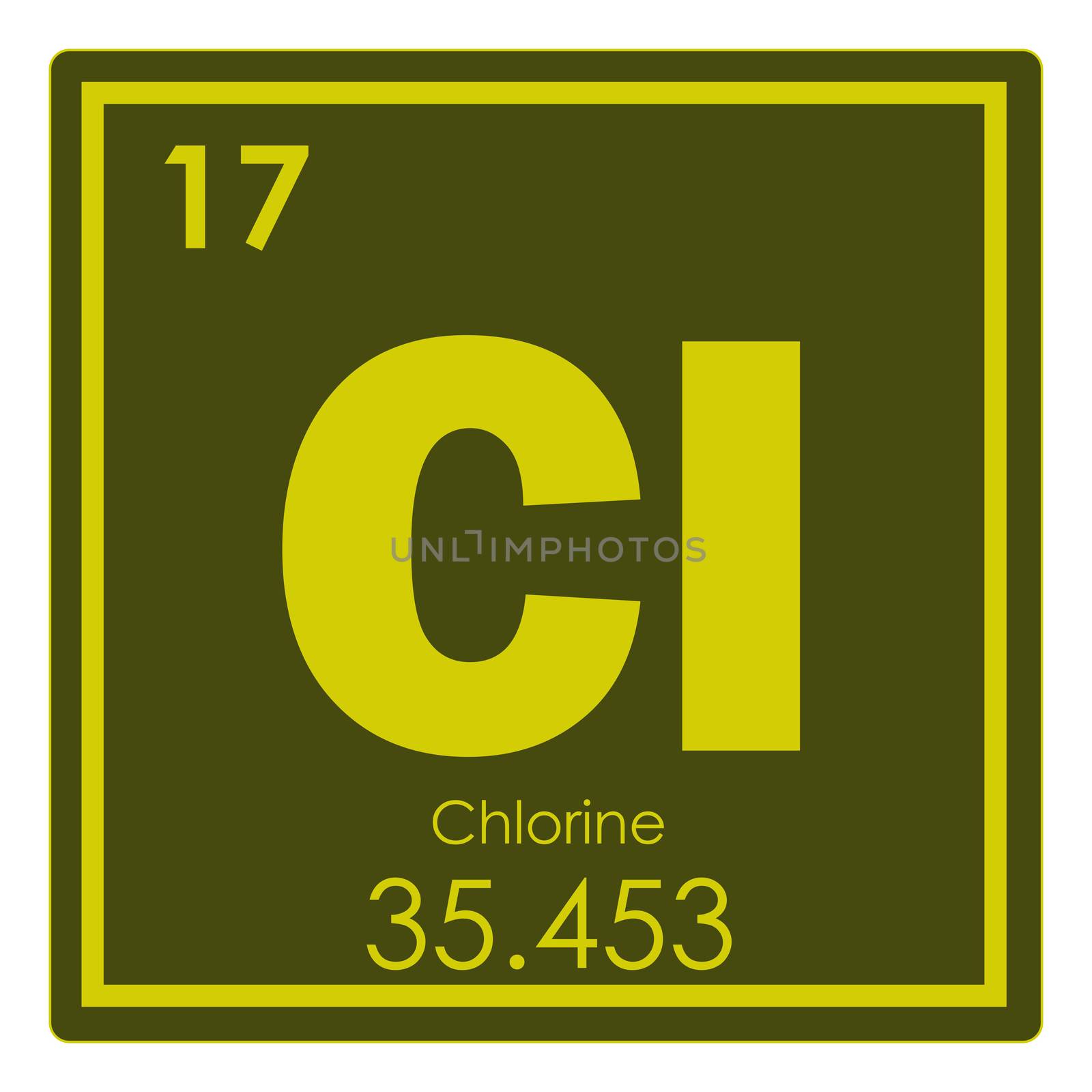Chlorine chemical element by tony4urban