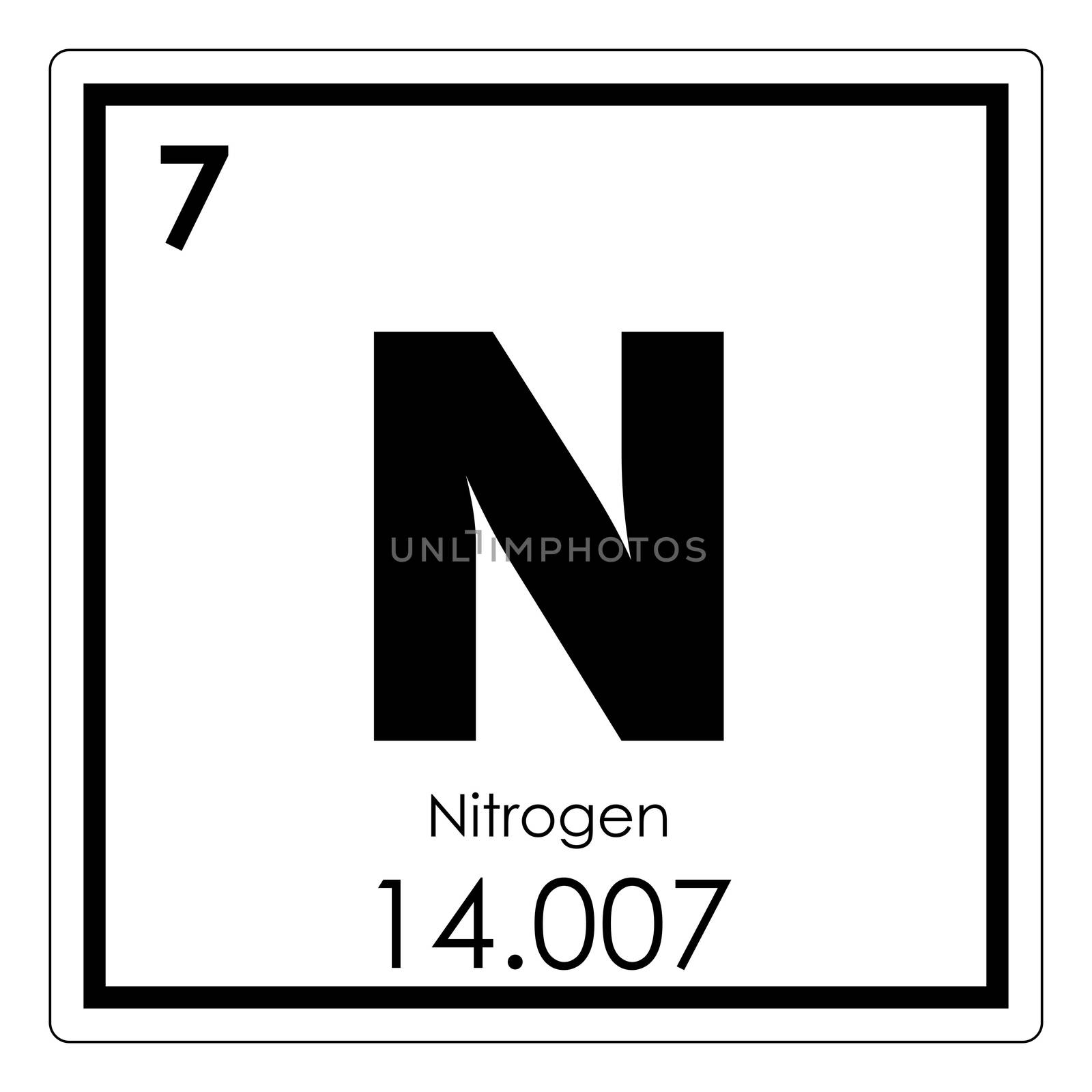 Nitrogen chemical element by tony4urban
