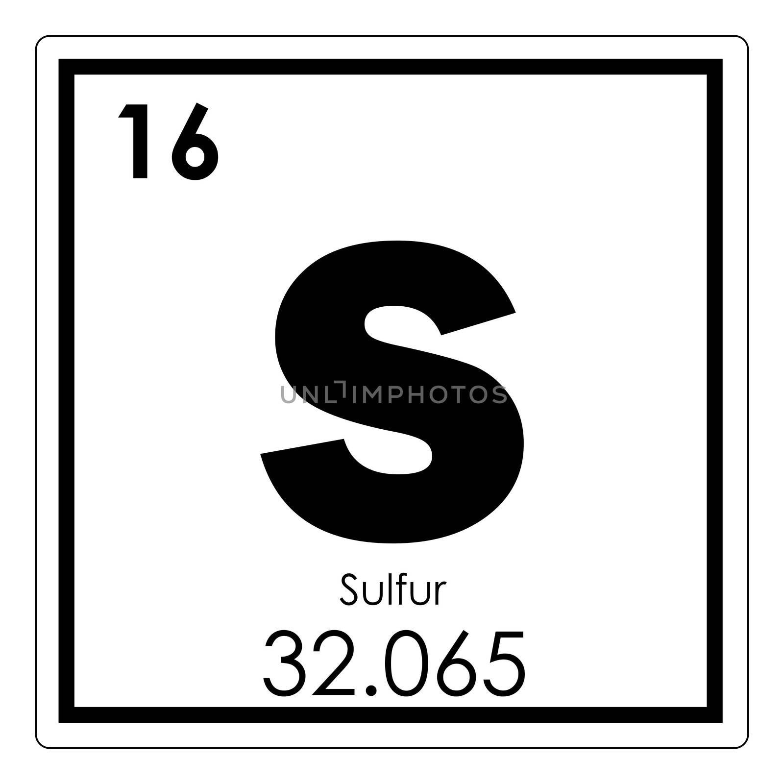 Sulfur chemical element by tony4urban