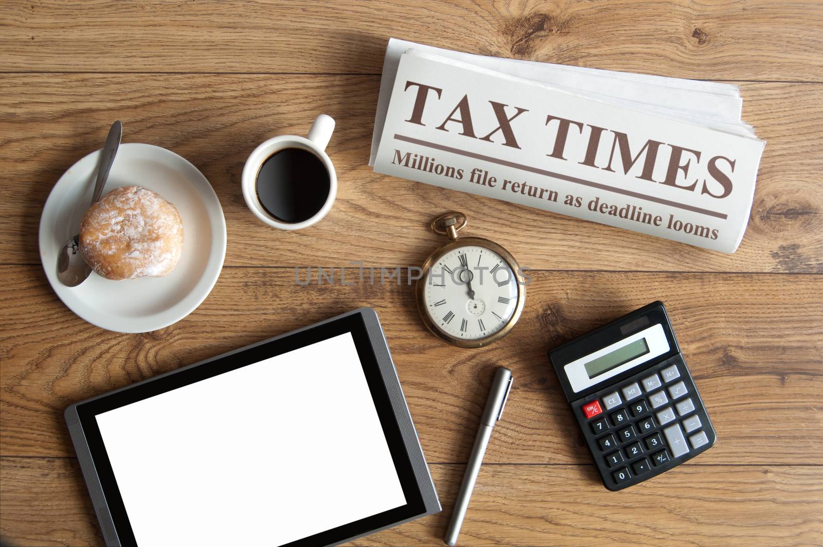 Tax time concept by unikpix