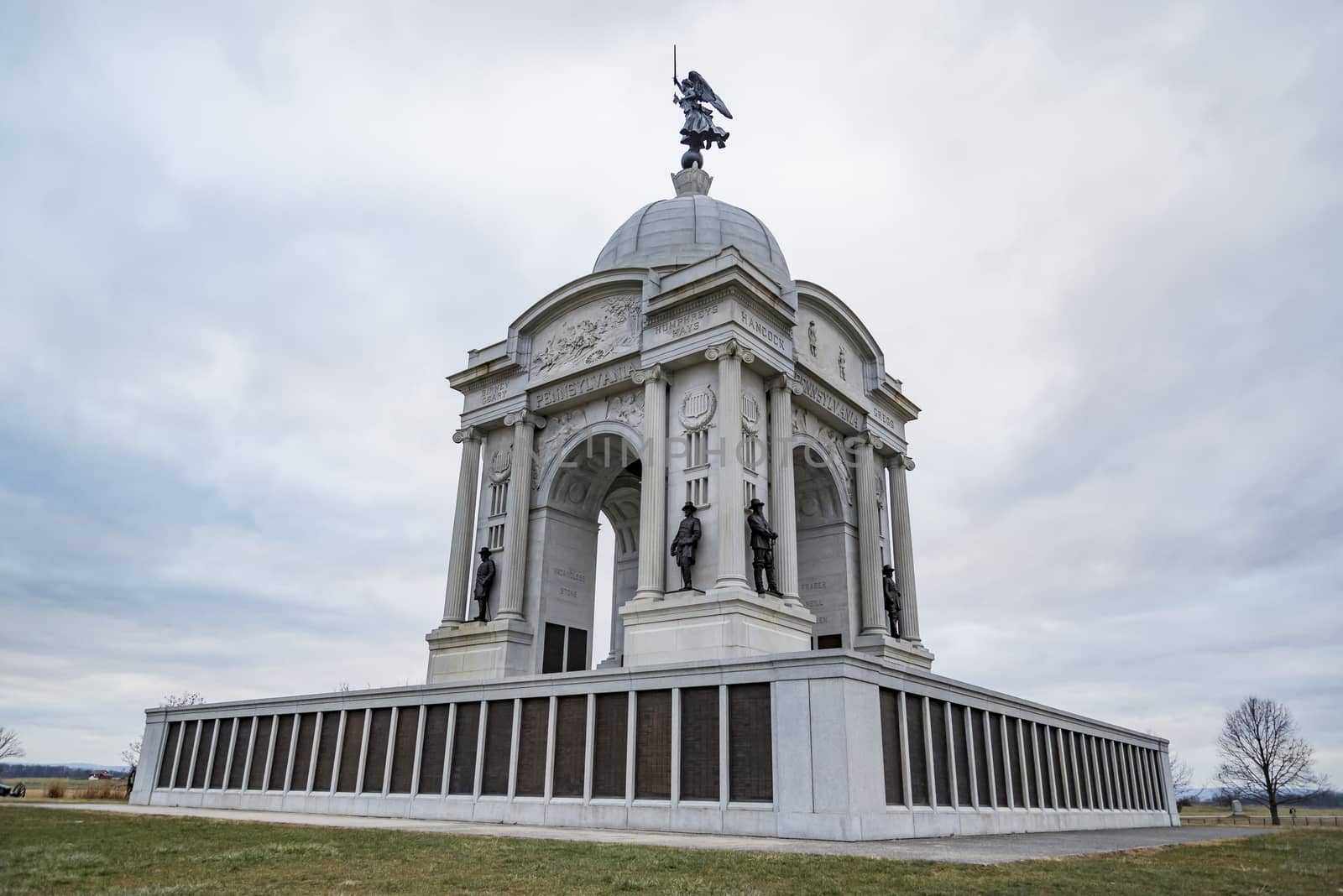 Gettysburg National Military Park, the monument for Pennsylvania Division