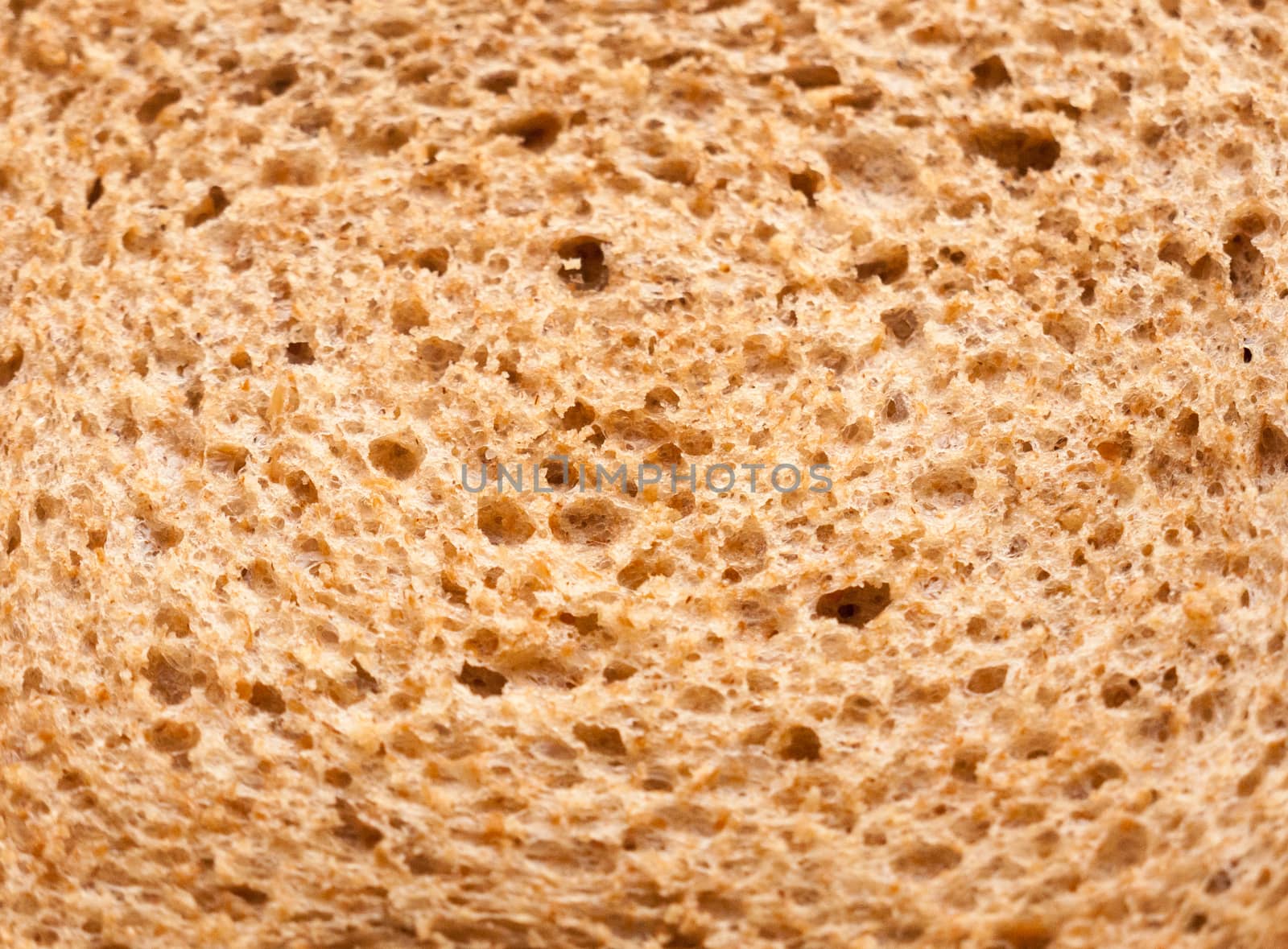 close up texture of brown rye bread macro detail food; essex; england; uk