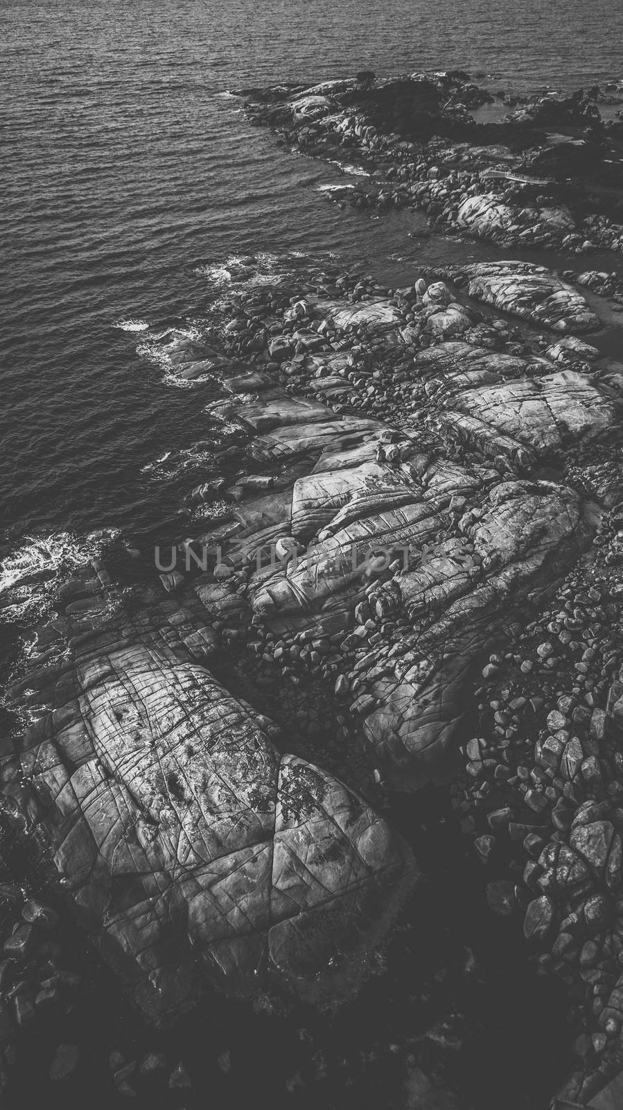 Bay Of Fires, Binalong Bay during the day in Tasmania.