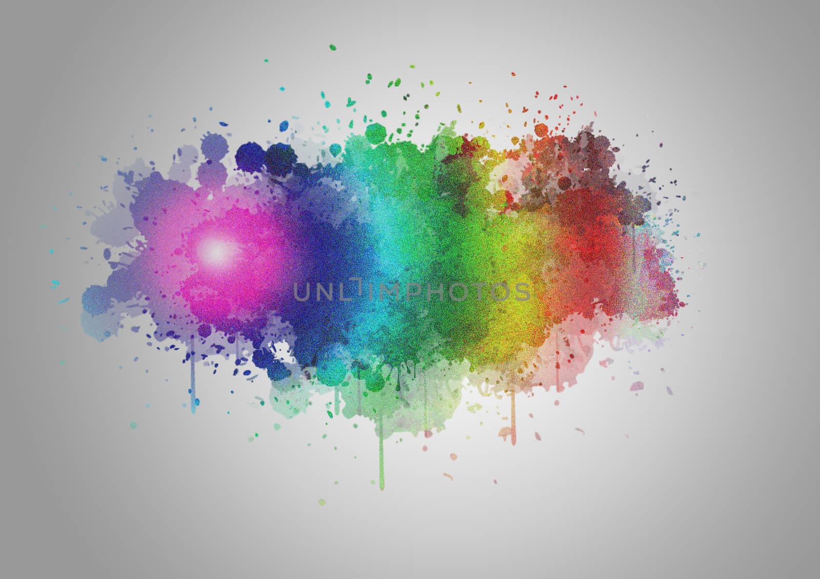 illustration of abstract colorful Happy Holi background