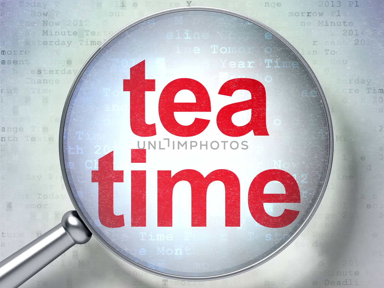 Timeline concept: Tea Time with optical glass by maxkabakov