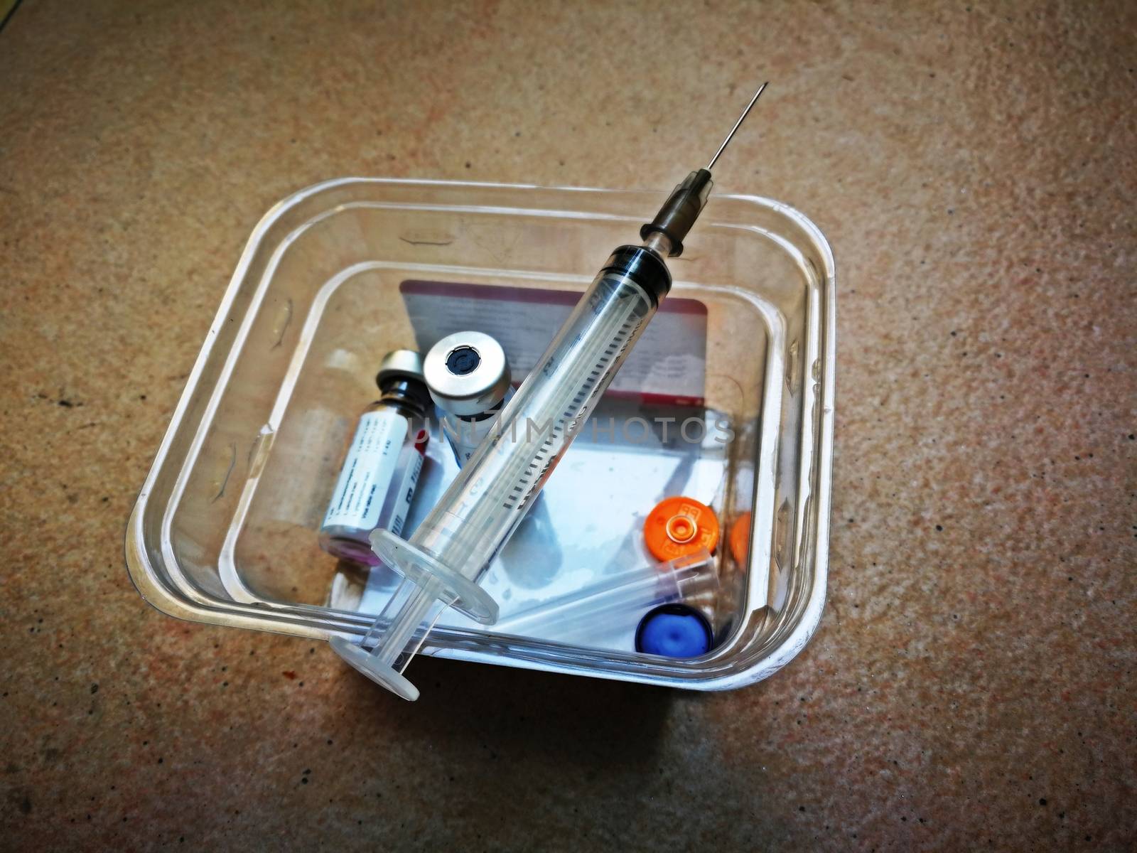 needles and vaccine for protect my dogs from  rabies, hydrophobi by shatchaya