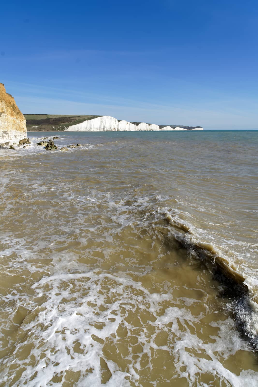 View of the Sussex Coastline from Hope Gap