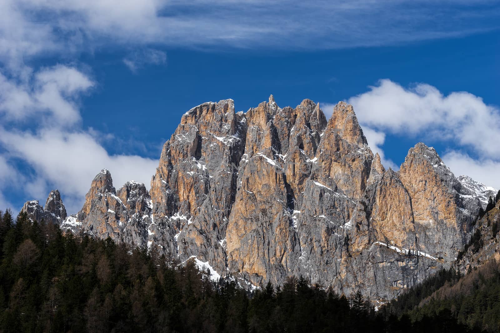 Mountains in the Valley di Fassa near Pozza di Fassa Trentino It by phil_bird