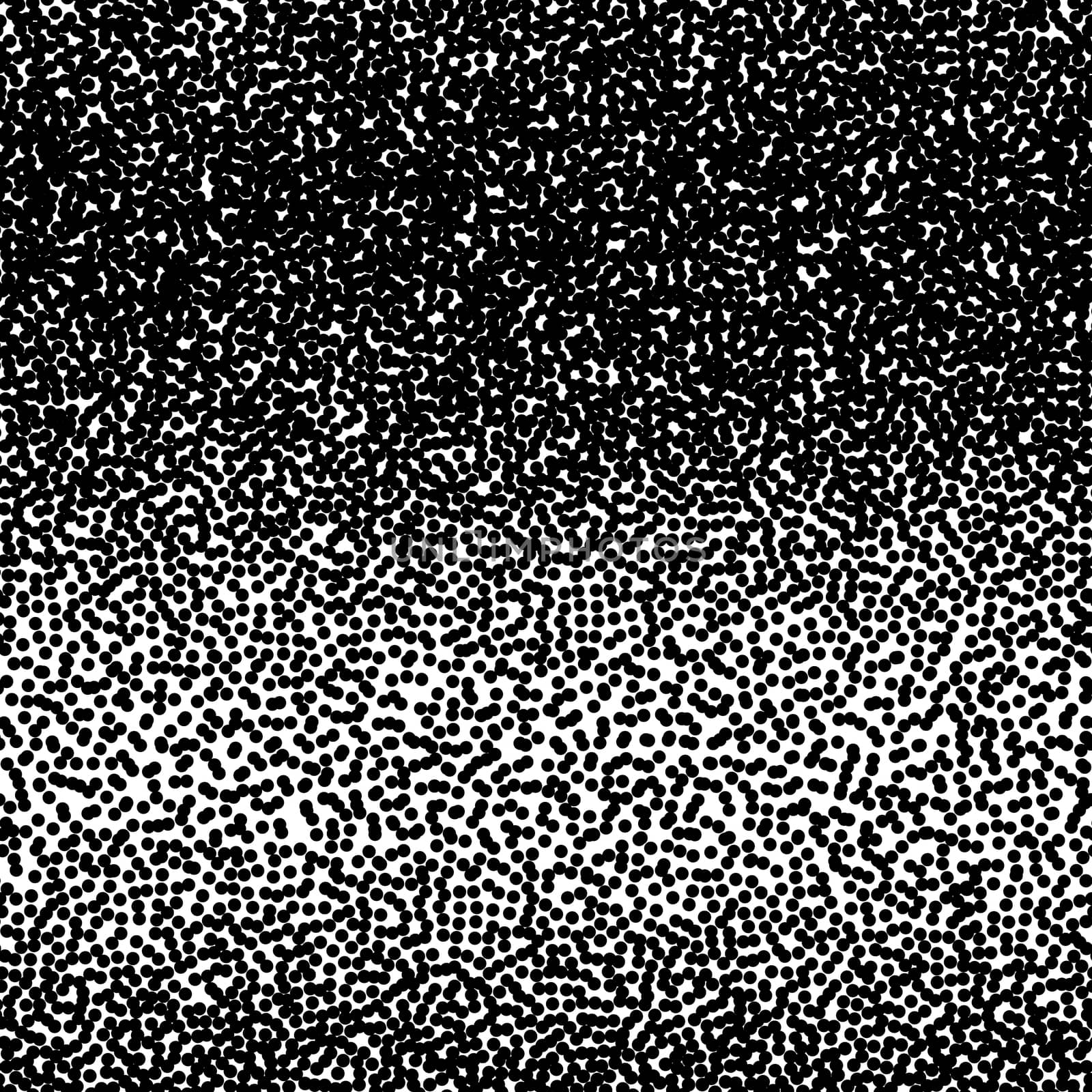 halftone dots pattern. Black dots on white background.