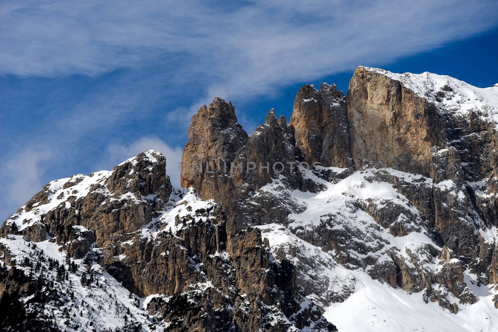 Mountains in the Valley di Fassa