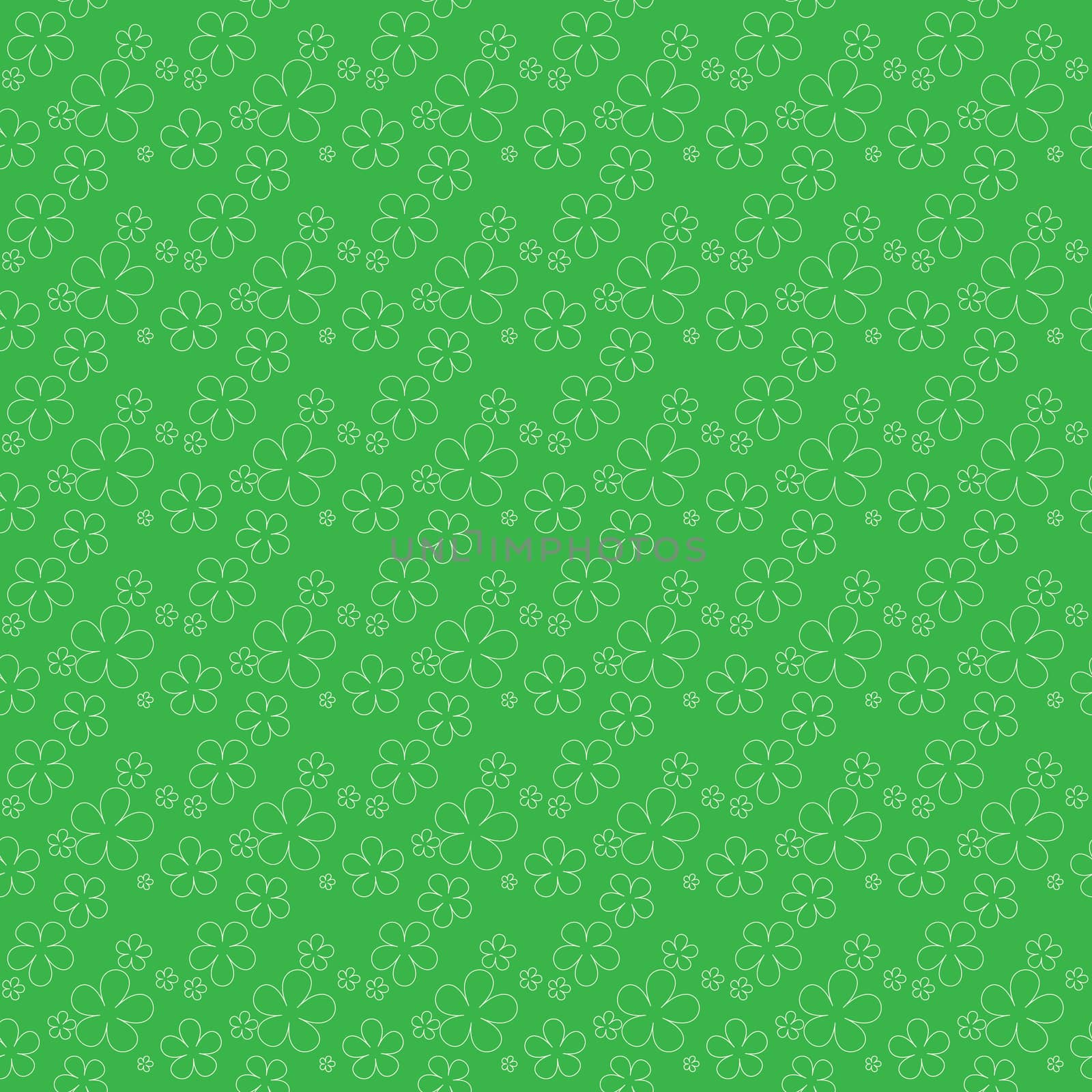 Clover leaves background. St. Patricks day . Seamless pattern. by Adamchuk