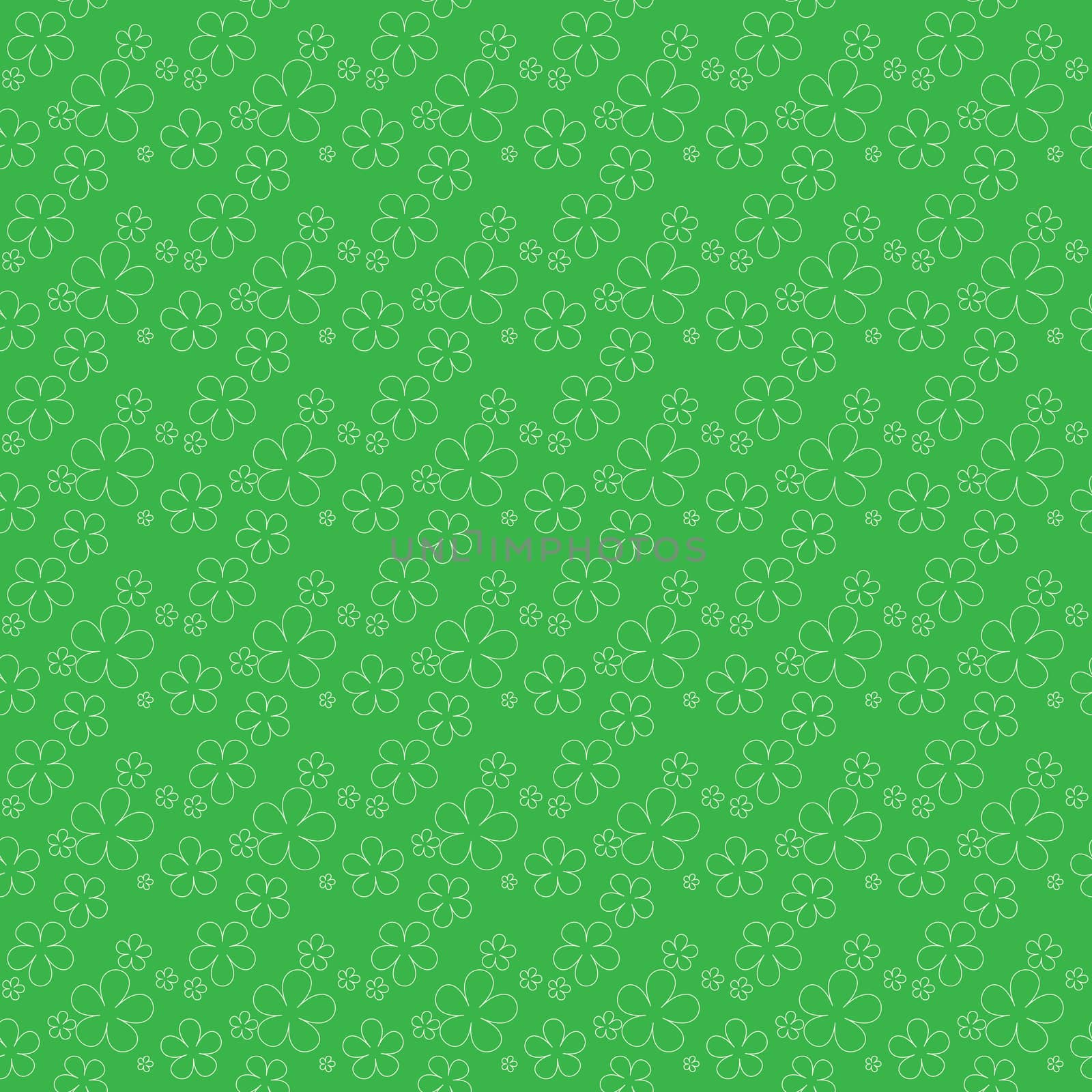 Clover leaves background. St Patricks day background. Seamless pattern. illustration