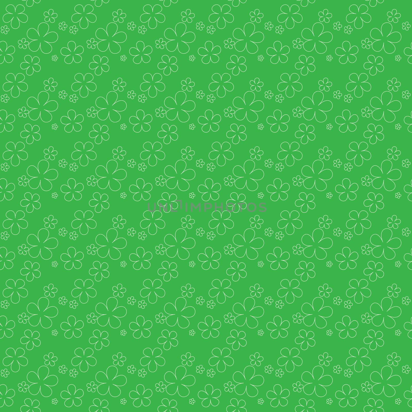 Clover leaves background. St Patricks day background. Seamless pattern. illustration