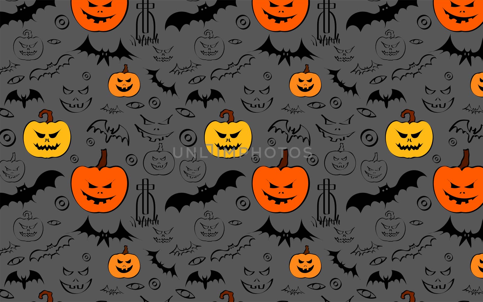 Bright background for a holiday of halloween. illustration