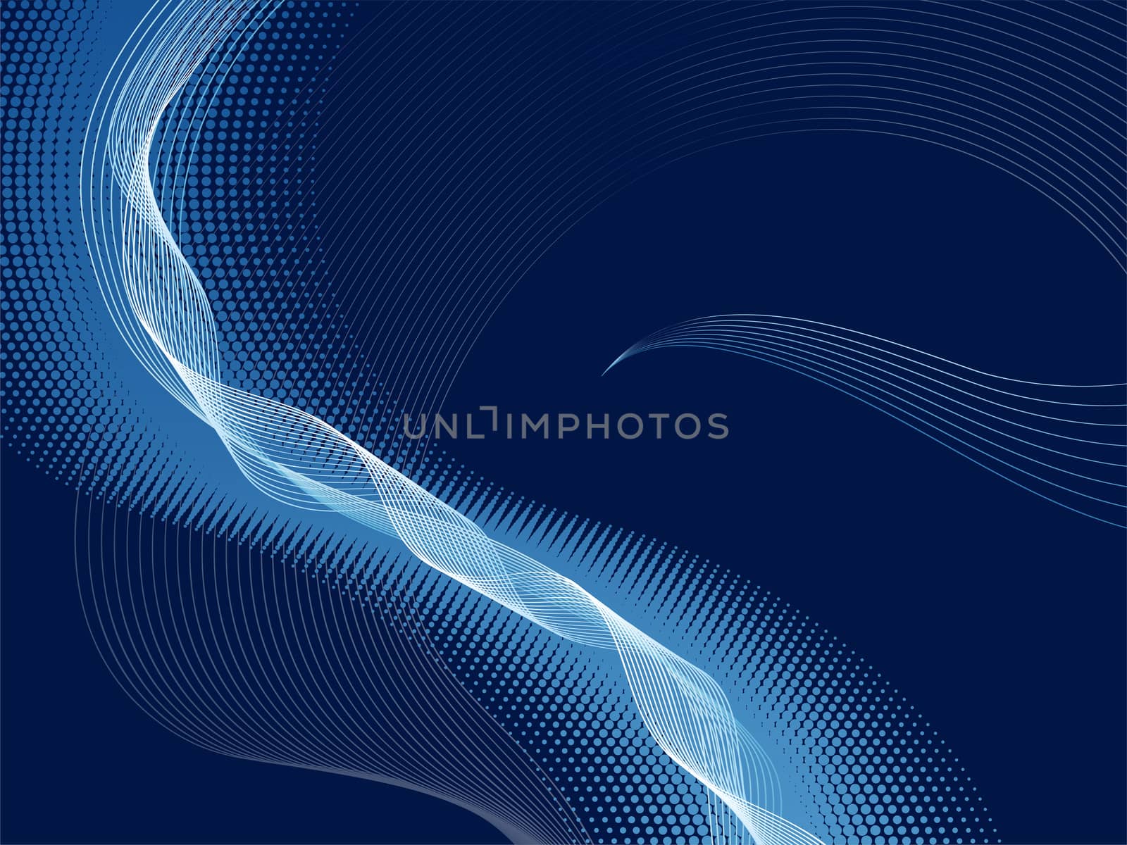 Abstract background with curls and place for your text. illustration